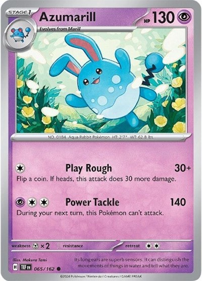 Azumarill #65 Temporal Forces
