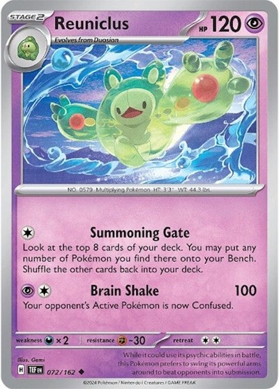 Reuniclus #72 Temporal Forces