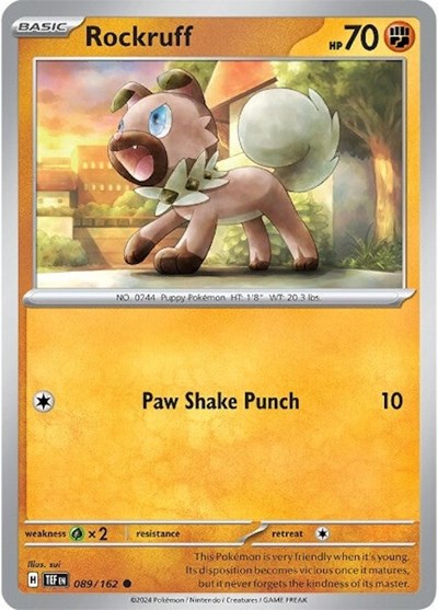 Rockruff #89 Temporal Forces