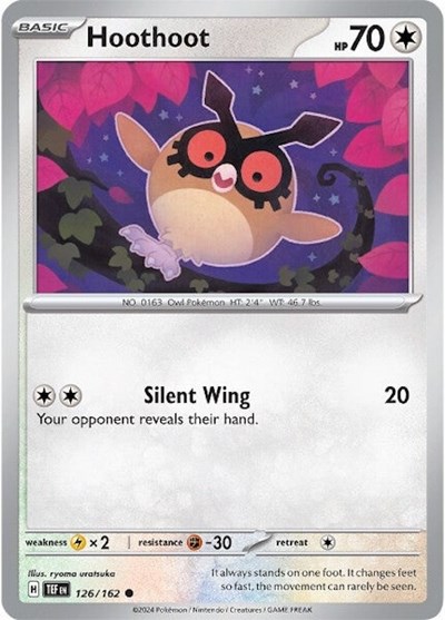 Hoothoot #126 Temporal Forces