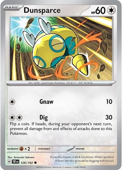 Dunsparce #128 Temporal Forces