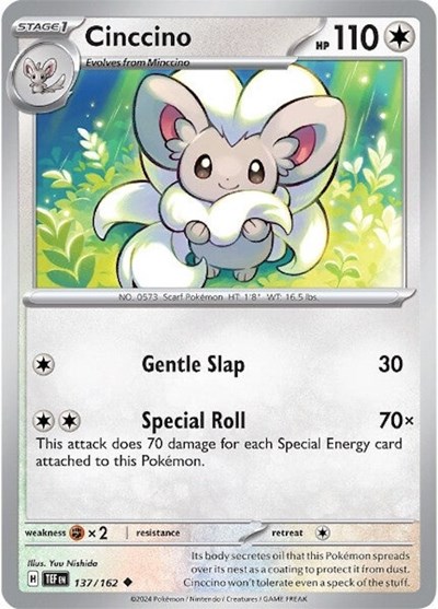 Cinccino #137 Temporal Forces