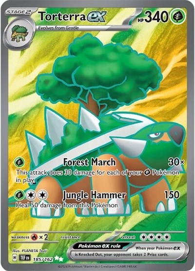 Torterra ex #185 Temporal Forces