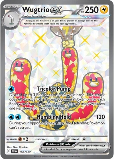 Wugtrio ex #190 Temporal Forces