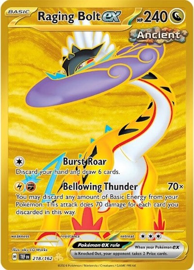 Raging Bolt ex #218 Temporal Forces