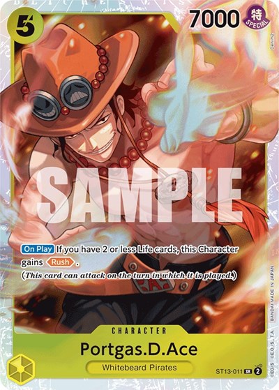 Portgas.D.Ace #ST13-011 Ultra Deck: The Three Brothers