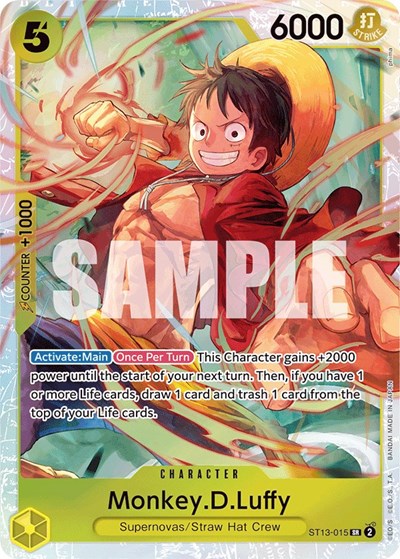 Monkey.D.Luffy #ST13-015 Ultra Deck: The Three Brothers