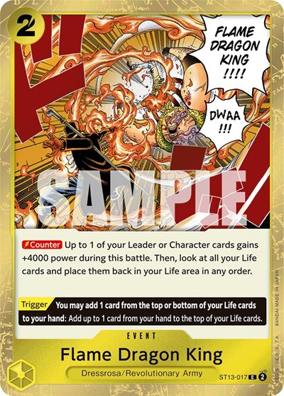 Flame Dragon King #ST13-017 Ultra Deck: The Three Brothers