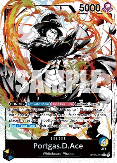 Portgas.D.Ace (Parallel) #ST13-002 Ultra Deck: The Three Brothers