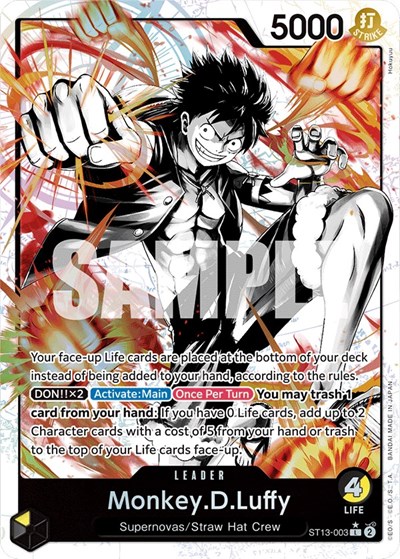 Monkey.D.Luffy (Parallel) #ST13-003 Ultra Deck: The Three Brothers