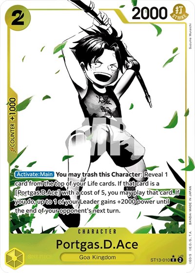 Portgas.D.Ace (Parallel) #ST13-010 Ultra Deck: The Three Brothers