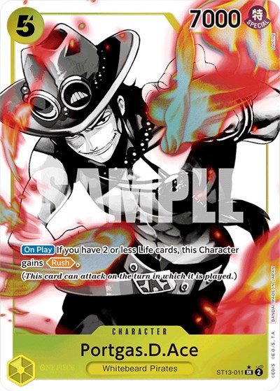 Portgas.D.Ace (Parallel) #ST13-011 Ultra Deck: The Three Brothers