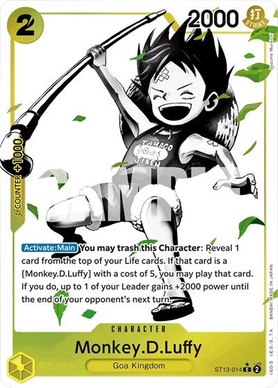 Monkey.D.Luffy (Parallel) #ST13-014 Ultra Deck: The Three Brothers