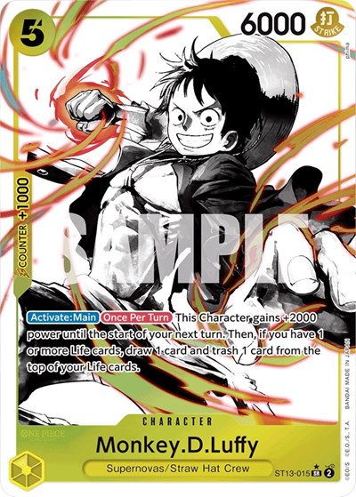 Monkey.D.Luffy (Parallel) #ST13-015 Ultra Deck: The Three Brothers
