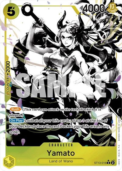 Yamato (Parallel) #ST13-016 Ultra Deck: The Three Brothers