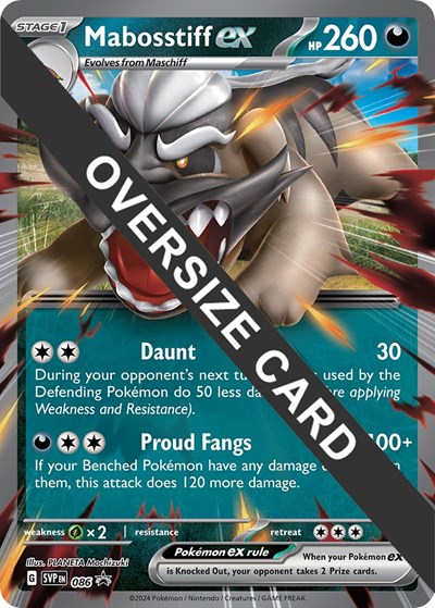 Mabosstiff ex - Jumbo Card #86 Jumbo Cards
