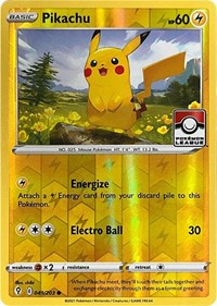 Pikachu #49 League & Championship Cards
