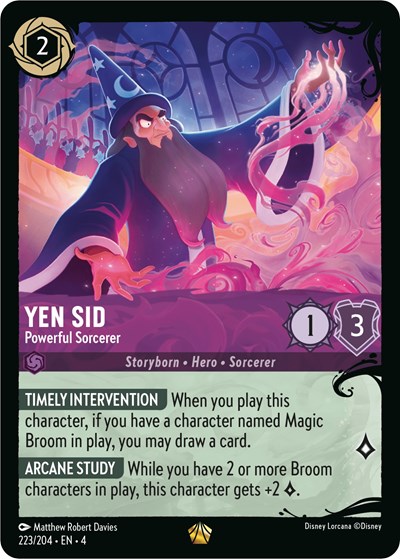 Yen Sid - Powerful Sorcerer (223/204) #223 Illumineer's Quest: Deep Trouble
