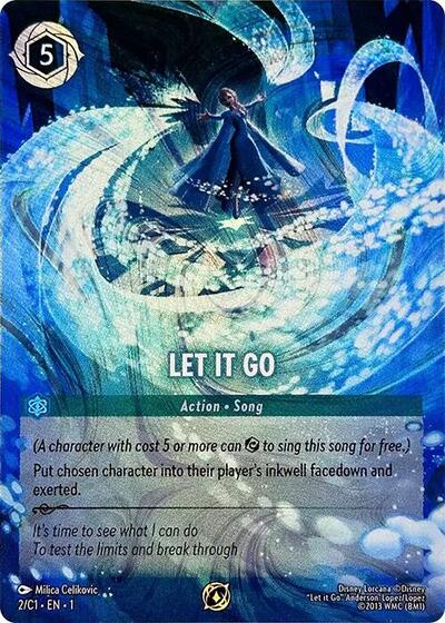 Let It Go (Disney Lorcana Challenge Top 128) Disney Lorcana Promo Cards