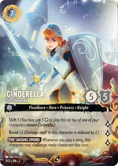 Cinderella - Stouthearted #3 Disney Lorcana Promo Cards