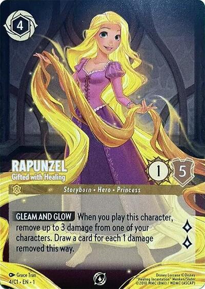 Rapunzel - Gifted with Healing #4 Disney Lorcana Promo Cards