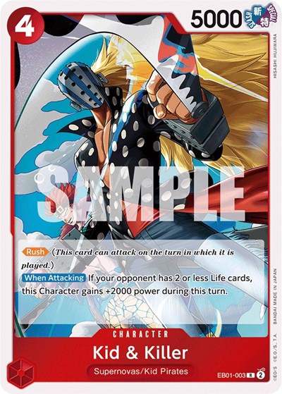 Kid & Killer #EB01-003 Extra Booster: Memorial Collection