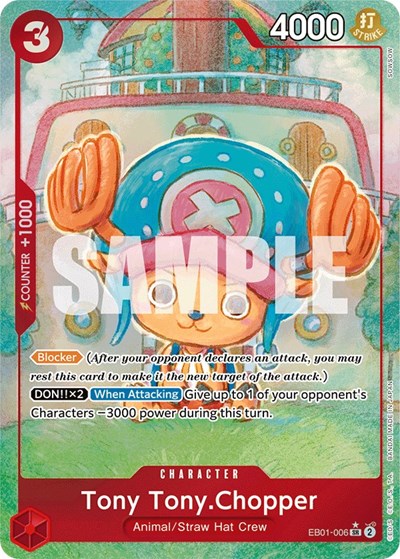 Tony Tony.Chopper (Alternate Art) #EB01-006 Extra Booster: Memorial Collection