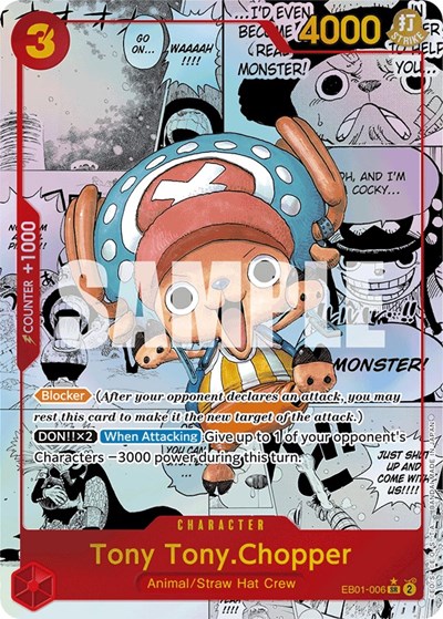 Tony Tony.Chopper (Alternate Art) (Manga) #EB01-006 Extra Booster: Memorial Collection