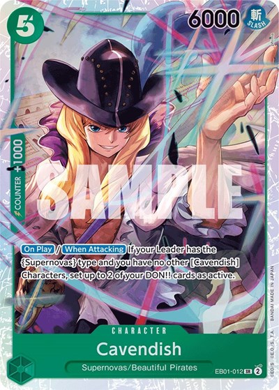 Cavendish #EB01-012 Extra Booster: Memorial Collection