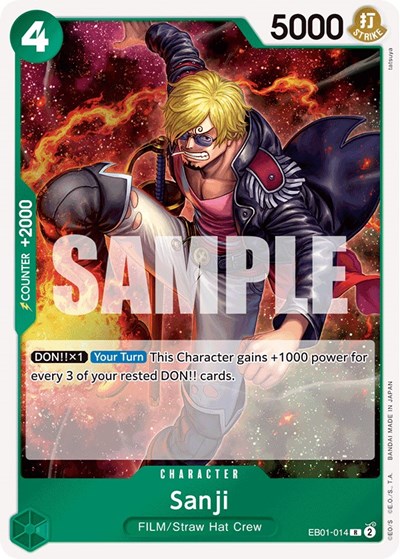 Sanji #EB01-014 Extra Booster: Memorial Collection