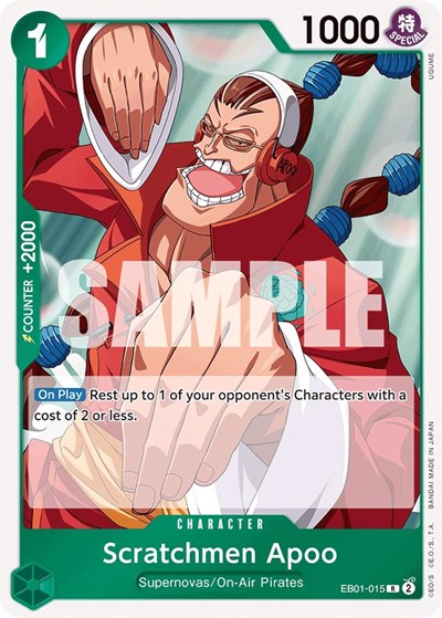 Scratchmen Apoo #EB01-015 Extra Booster: Memorial Collection