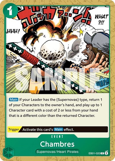 Chambres #EB01-020 Extra Booster: Memorial Collection