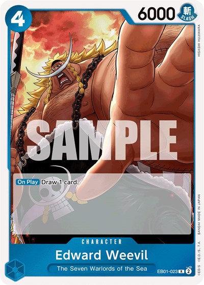 Edward Weevil #EB01-023 Extra Booster: Memorial Collection