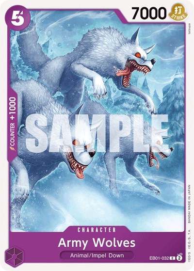 Army Wolves #EB01-032 Extra Booster: Memorial Collection