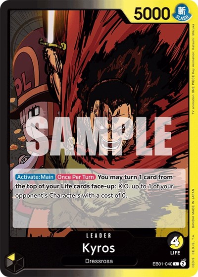 Kyros #EB01-040 Extra Booster: Memorial Collection