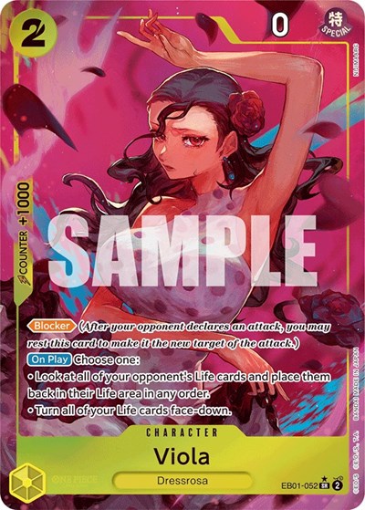 Viola (Alternate Art) #EB01-052 Extra Booster: Memorial Collection