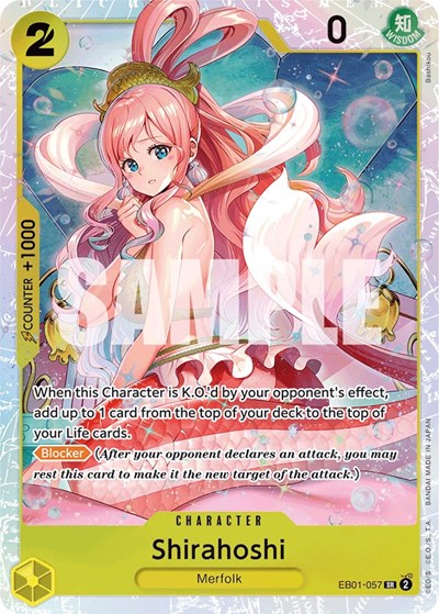 Shirahoshi #EB01-057 Extra Booster: Memorial Collection