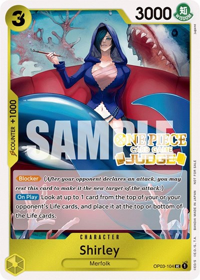 Shirley (Judge Pack Vol. 3) #OP03-104 One Piece Promotion Cards