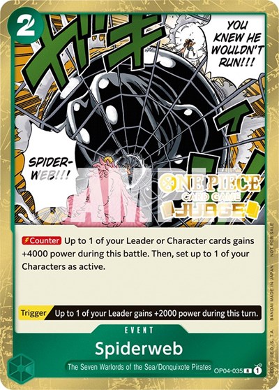 Spiderweb (Judge Pack Vol. 3) #OP04-035 One Piece Promotion Cards