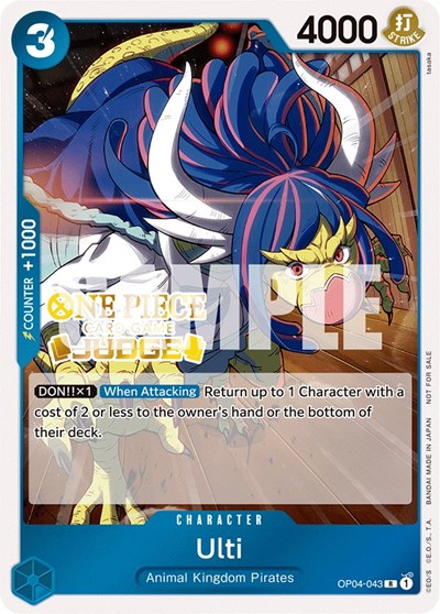 Ulti (Judge Pack Vol. 3) #OP04-043 One Piece Promotion Cards