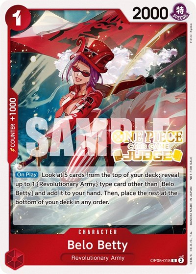 Belo Betty (Judge Pack Vol. 3) #OP05-015 One Piece Promotion Cards