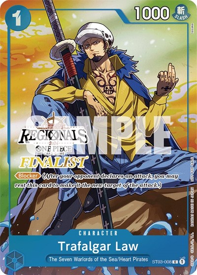 Trafalgar Law (Online Regional 2024 Vol. 2) [Finalist] #ST03-008 One Piece Promotion Cards