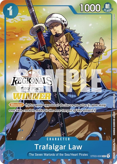 Trafalgar Law (Offline Regional 2024 Vol. 2) [Winner] #ST03-008 One Piece Promotion Cards