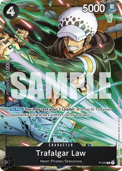 Trafalgar Law (Event Pack Vol. 4) #P-038 One Piece Promotion Cards