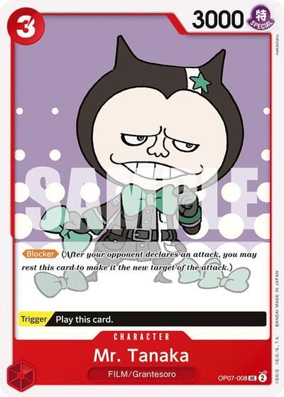Mr. Tanaka #OP07-008 500 Years in the Future