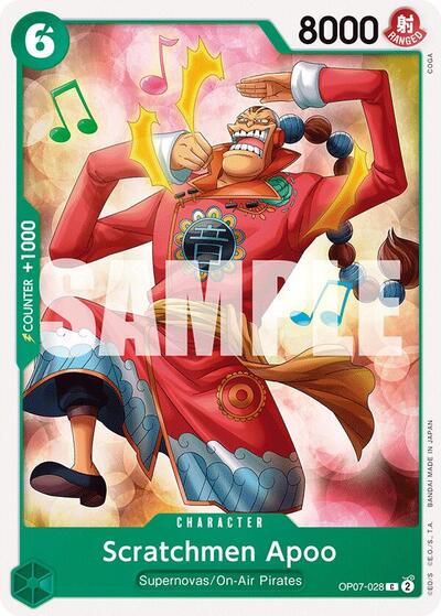 Scratchmen Apoo #OP07-028 500 Years in the Future
