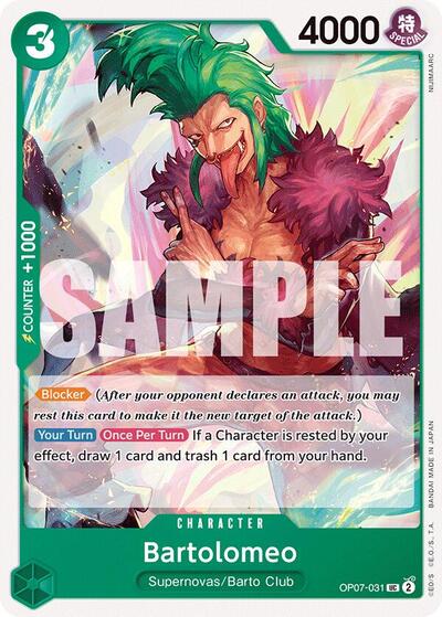 Bartolomeo #OP07-031 500 Years in the Future