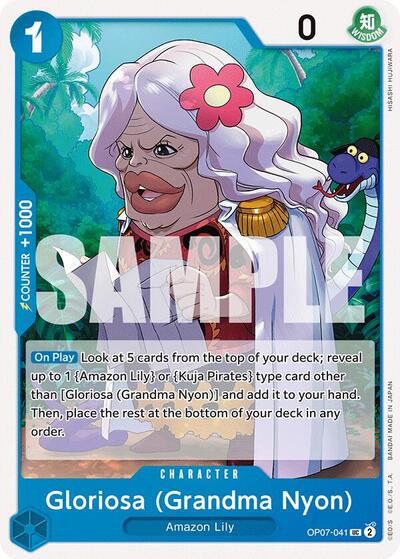 Gloriosa (Grandma Nyon) #OP07-041 500 Years in the Future