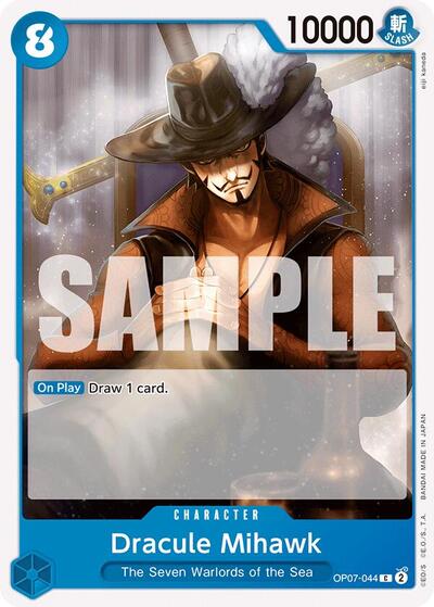 Dracule Mihawk #OP07-044 500 Years in the Future
