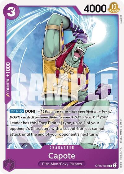Capote #OP07-063 500 Years in the Future